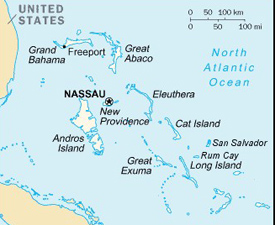 Rum Cay Map